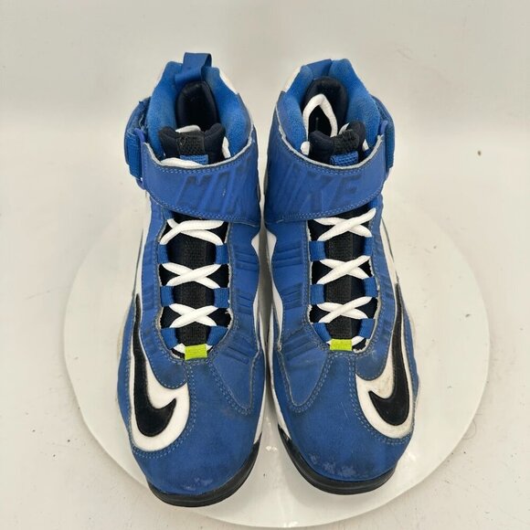 Nike Air Griffey Max 1 Men Size 8.5 354912-008 Platinum Midnight Navy Volt Shoes - Picture 3 of 11